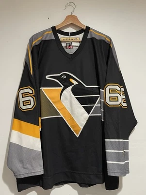 Pittsburgh Penguins CCM Robo Pen Alternate Jersey #66 Lemieux XXL - Image 1 of 4