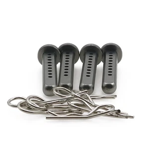4x Alloy Body Post w/ 8x Body Clips 116856 For RC 1/10 HPI Venture FJ Cruiser - Picture 1 of 7