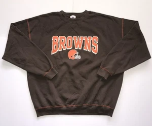 Vintage Cleveland Browns Sweatshirt Herren XL 90s NFL Football Pullover Crewneck Fleece - Bild 1 von 13