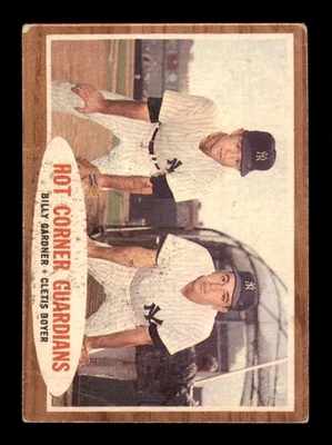 1962 Topps - Clete Boyer Billy Gardner #163 Foto 1 de 2