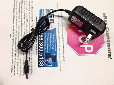 NEW Barrel (standard) AC Adapter 5 V DC  3.4*1.3*9mm (length)+ POS Center 2A. - Image 1 of 4