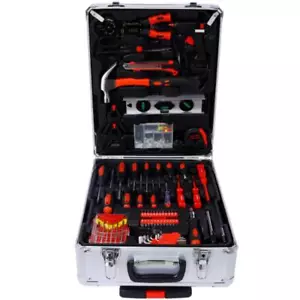 899 pcs Home Repair Tool Set Kit ,General Household Tool Kit , Silver Case - Picture 1 of 12
