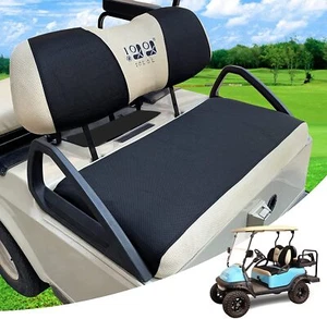 10L0L Golf Cart Seat Cover for Yamaha Club Car Precedent/Tempo/Onward, Black - Picture 1 of 6