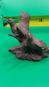 Avon Source Of Fine Collectibles 1986 Brass Birds Statue 1F6 - Picture 1 of 10