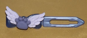 S-3475_Angeldog_Hundefellspange_Haarschleife_fester Halt_Haarspange_Hund_klein - Bild 1 von 1