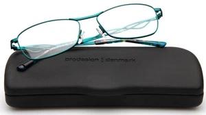 NEW PRODESIGN DENMARK 5161 c.8521 Turquoise EYEGLASSES 55-16-140 B35mm - Picture 1 of 10