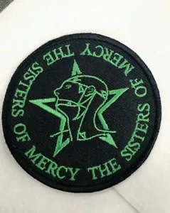 Sisters of Mercy bestickter Aufnäher BÜGELN/NÄHEN The Cure Joy Division 80er Jahre Gothic - Bild 1 von 1