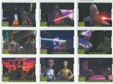 Star Wars Clone Wars 2008 Complete Animation Cell Chase Card Set 1-10