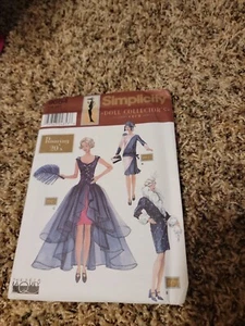 VINTAGE SIMPLICITY DOLL COLLECTORS CLUB SEWING PATTERN ROARING 20S TWENTIES 9664 - Picture 1 of 1