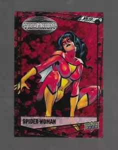 Marvel Vibranium 2015 MOLTEN PARALLEL BASE CARD 17 Spider-Woman 145/299 - Bild 1 von 2