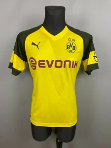 BORUSSIA DORTMUND 2018 2019 HOME SHIRT FOOTBALL SOCCER JERSEY PUMA MENS SIZE XL - Picture 1 of 11