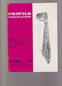 PROFILE PUBLICATIONS N°161 LUFTWAFFE - THE MESSERSCHMITT Me 210/410 - Foto 1 di 3