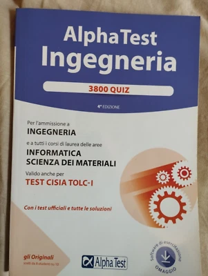 Alpha Test Ingegneria: Quiz, Test Ufficiali, Soluzioni - Immagine 1 di 3
