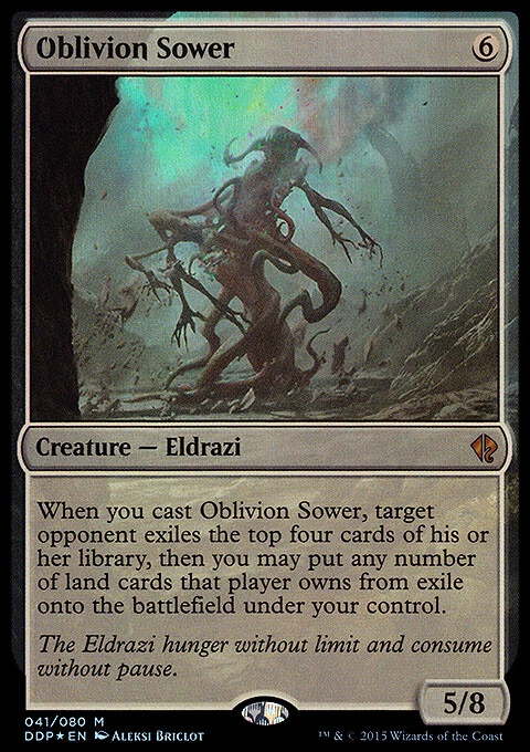 *FOIL* OBLIVION SOWER NM Zendikar vs Eldrazi MTG Grey - Eldrazi Mythic - Image 1 of 1