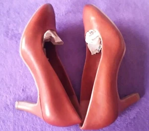 Neu!Da.marken"Venturini"Schuhe Pumps Cognac Braun alles EchtLEDER GR:40 NP:59,99 - Bild 1 von 7