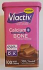 Viactiv Calcium + Bone Strengthening Milk Chocolate 100 Ct. Exp 02/24 