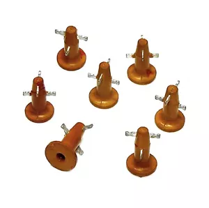 16 Stck. 2 Ösen Terminal Revolver Tag Löten Gitarre Röhren Verstärker Audio Bakelit T4 UdSSR - Bild 1 von 3
