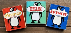 Vintage Penguin Paperback Phrase Book Bundle - German, French, Italian - Travel - Picture 1 of 23
