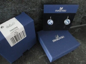 Swarovski Bella Ohrhänger Ohrringe Kristall Saphir blau NEU - Bild 1 von 8