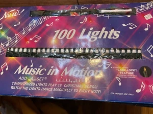 1 - Kmart Harmonized Sound MUSIC IN MOTION / String 100 Christmas Light / Action - Picture 1 of 4