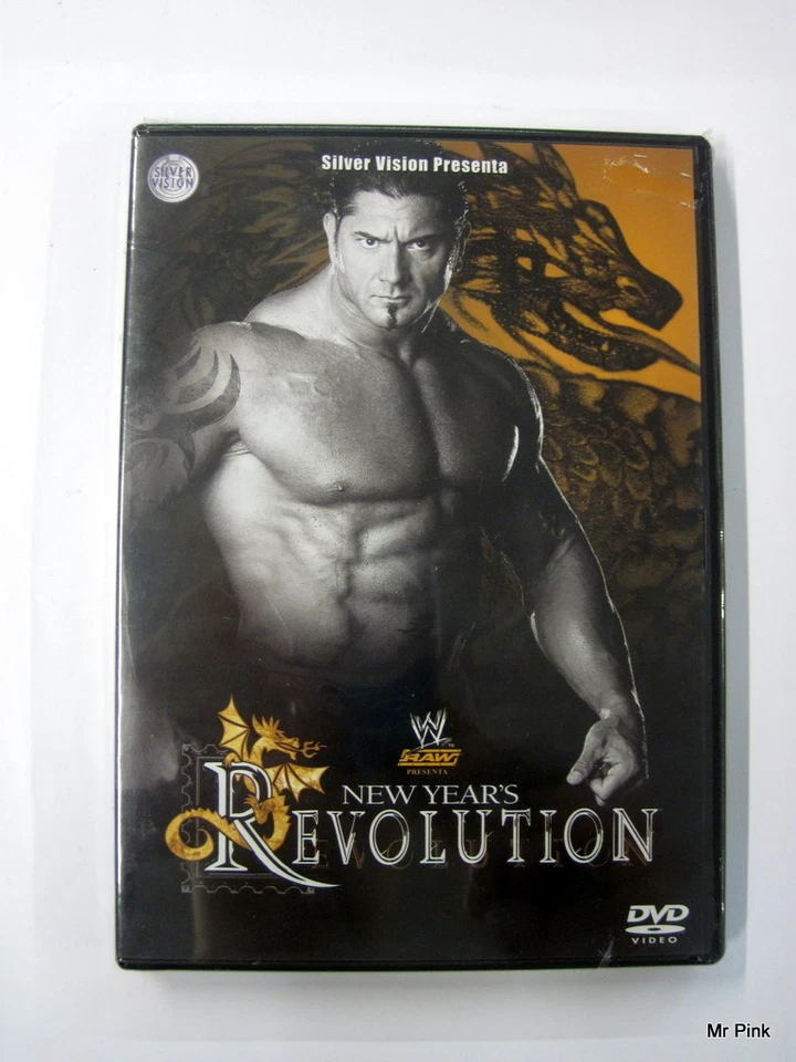 WWF RAW NEW YEAR'S REVOLUTION Dvd Film Wrestling Batista Benoit Nuovo Sigillato