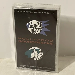 Blockbuster Video Presents Hollywood Soundtracks Cassette 10 Tracks New Sealed - Picture 1 of 5