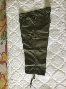 Bisou Bisou Michele Bohbot Cargo Pants - Green - Size 14 - Picture 1 of 7