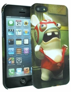 Coque Catch Lapins Cretins + FILM DE PROTECTION Pour iPHONE 5 - NEUF - Photo 1 sur 3