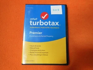 Intuit TURBOTAX 2018 Premier Investments & Rental Property - Windows & Mac - Picture 1 of 2