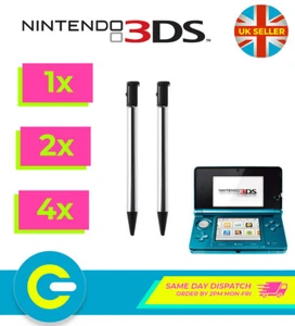 Schwarze einziehbare ausziehbare Stylus Stifte für Nintendo 3DS (ÄLTERE VERSION) - Bild 1 von 6