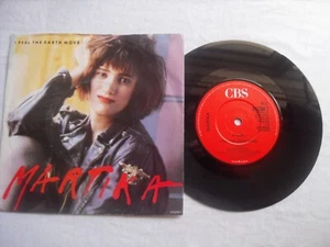 MARTIKA I FEEL THE EARTH MOVE CBS RECORDS UK 7" VINYL SINGLE in PICTURE SLEEVE - Picture 1 of 2