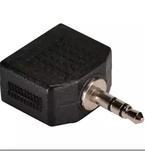 Philips 3,5mm Stereo Y Adapter 1 Stecker auf 2 Klinken - Bild 1 von 2