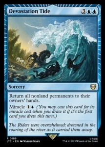x1 Devastation Tide R MTG Commander: The Lord of the Rings: Tales of Middle-Eart - Picture 1 of 1