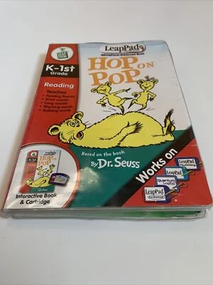 LeapPad Learning System Hop On Pop Dr Suess K-1st Interactive Book Cartridge - Image 1 of 4