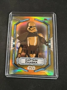 2022 TOPPS FINEST STAR WARS CAPTAIN PHASMA GOLD REFRACTOR SP #/50  - Picture 1 of 3