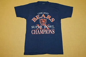 XS * vtg 80s 1985 CHICAGO BEARS super bowl SCREEN STARS t shirt * 43.87 - Picture 1 of 4