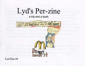Lyd's Perzine, zine, color, handmade, 4.25 x 5.5 inches 20 pages -diary, journal - Imagen 1 de 3