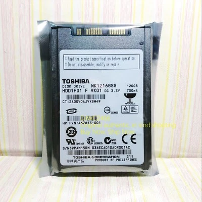 Toshiba MK1216GSG 120GB,Internal,5400RPM,1.8" (HDD1F01) HDD - Image 1 of 4