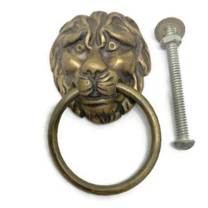 PULLS handles Small heavy LION SOLID BRASS watson 1676 F old style bolt - Bild 1 von 5