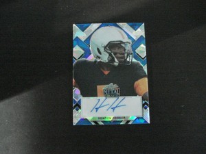 2022 LEAF METAL DRAFT- *BLUE CRYSTALS* AUTO RC- HENDON HOOKER- DETROIT-  20/20