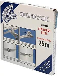 Edelstahlspender, Multiband MB1601 Streifen, 25m, 7mm breit - Bild 1 von 13