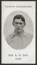 TADDY-COUNTY CRICKETERS CRICKET 1907 KENT-#03- MR. A.P. DAY