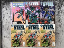 1994-97 DC ‘Steel’ 6 Comic Lot (Including 2 Duplicates) #1 #31 #33 #35 x 3