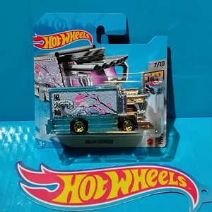 2021 HOT WHEELS NEW MODEL RAIJIN EXPRESS #102 CHROME HW METRO JDM DEKOTORA TRUCK - Picture 1 of 8