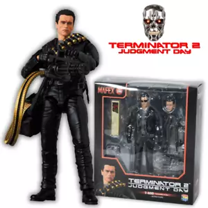 Terminator 2: Judgment Day T-800 Mafex Action Figure Collectible Model Toys Gift - Picture 1 of 11