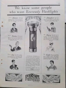 1927 We know people who want Eveready Flashlight and batteries vintage ad - Picture 1 of 1