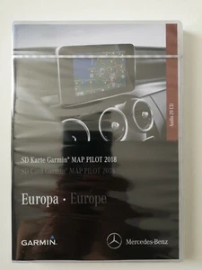 MERCEDES-BENZ Garmin Map Pilot Scheda SD Card Europa 2018 Nav Versione Map 10.0 - Foto 1 di 4
