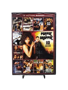 Poppin' & Droppin': 10 Action Movies DVD Sealed New Free Shipping - Picture 1 of 4