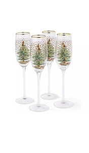Spode Christmas Tree Polka Dot Champagnerflöten - 3er Set - Bild 1 von 8