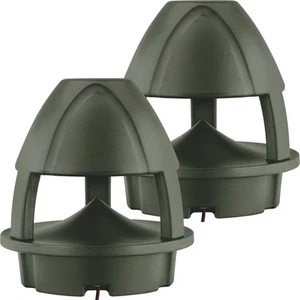 PA 360° Bluetooth Outdoor Garten Aussen Lautsprecher Terrasse IP56 Grün 2x Set - Bild 1 von 8